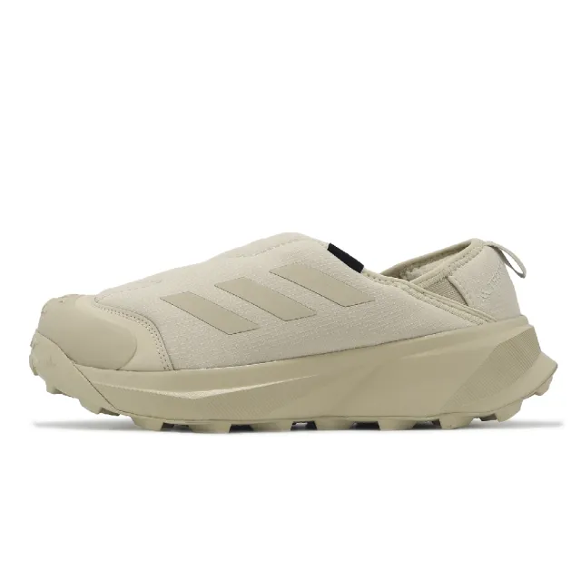 【adidas 愛迪達】麵包鞋 Terrex Winter Slip On Cold 男女鞋 卡其 保暖 套入式 愛迪達(ID3443)