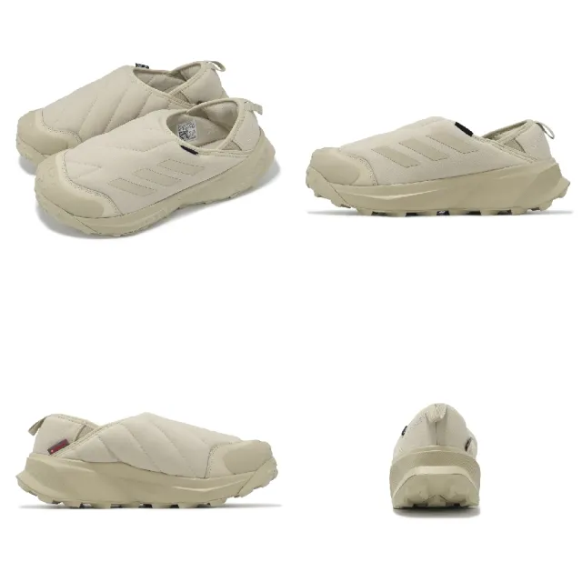 【adidas 愛迪達】麵包鞋 Terrex Winter Slip On Cold 男女鞋 卡其 保暖 套入式 愛迪達(ID3443)