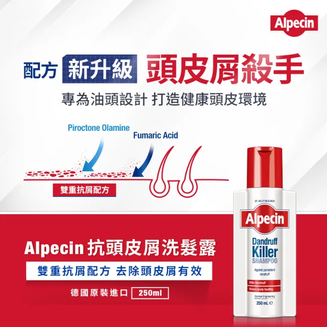 【Alpecin】抗頭皮屑洗髮露250ml