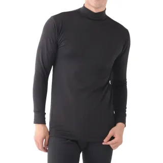 【missU】男生刷毛發熱衣(極暖刷毛 男性發熱衣 圓領高領發熱衣 立領保暖衣男 大尺碼發熱衣 男衛生衣)