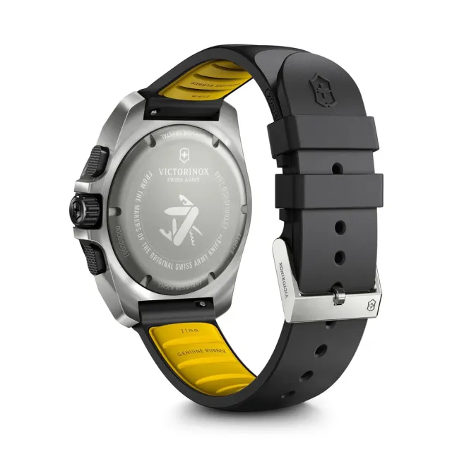 【VICTORINOX 瑞士維氏】INOX Chrono 200米防水碳纖維計時腕錶/43mm(VISA-242011)