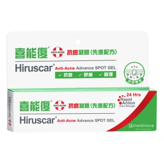 【Hiruscar 喜能復】抗痘凝膠(先進配方10g 2入組)