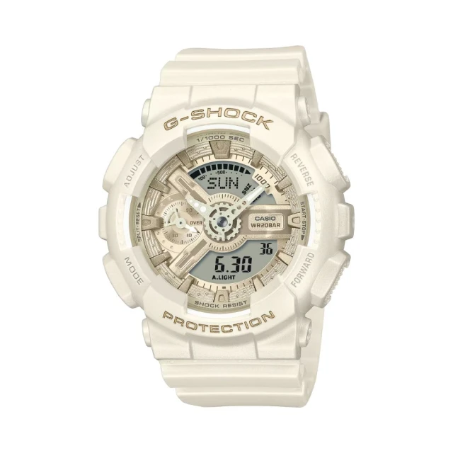 CASIO 卡西歐 G-SHOCK 奢華質感系列 光澤白_GMA-S110ST-7A_45.9mm