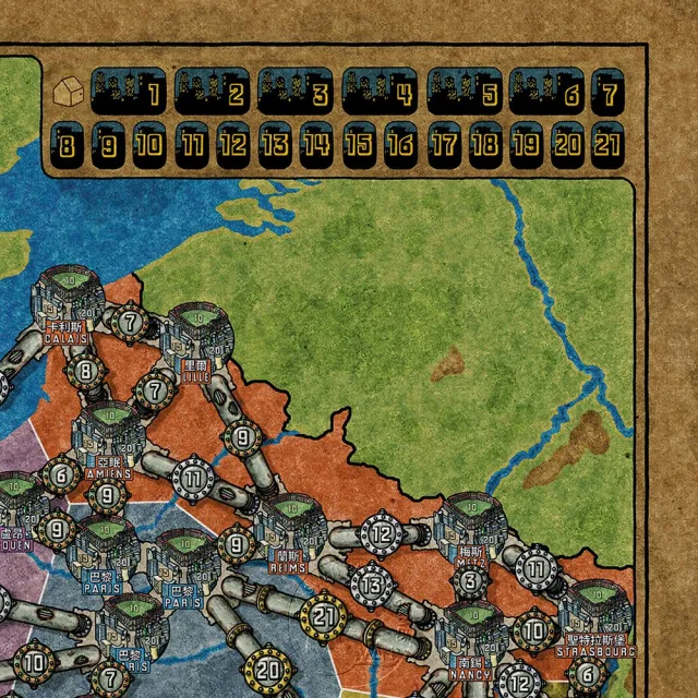 【新天鵝堡桌遊】電力公司擴充1：法國/義大利地圖POWER GRID RECHARGED: FRANCE/ITALY(玩家跑團讚)