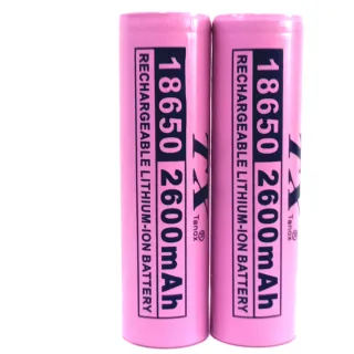 【TX特林】台灣安全認證18650鋰充電池2600mAh -2入(T-2600-2)