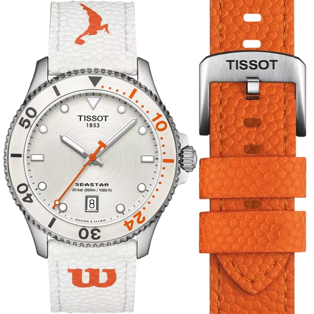 TISSOT 天梭 官方授權 Seastar Wilson WNBA 美國女職籃 腕錶 手錶(T1204101701100)