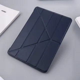 【Y折支架】Apple ipad 10.2吋通用變形金剛平板保護殼(智能休眠 全包軟殼保護套 防摔皮套)