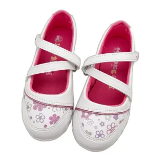 【繞帶白皮鞋】台灣製氣質繞帶皮鞋-白色(台灣製 MIT 女童鞋 花童鞋 女童皮鞋)