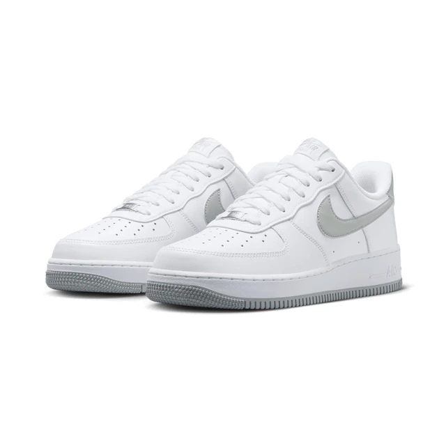 NIKE 耐吉 AIR FORCE 1 07 白灰色 男女款 休閒鞋 運動 百搭(FJ4146-100 ∞)