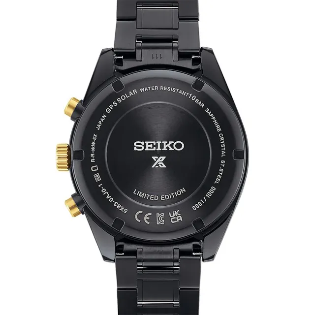【SEIKO 精工】Prospex 100週年限量 GPS對時 雙時區 手錶 男錶 年終送禮 禮物(5X83-0AJ0SD/SSH169J1)