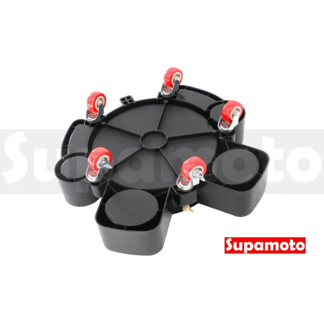 【Supamoto】雙用板凳洗車桶滑輪底座(洗車水桶/清潔桶/噴劑刷具收納/過濾網/座椅)