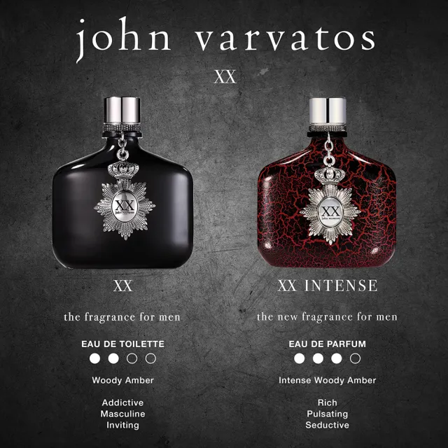 【John Varvatos】XX Intense XX搖滾烈焰淡香精125ML(官方直營)