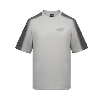 【ASUS 華碩】ROG Ombre T-shirt 灰色(XL)