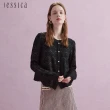 【JESSICA】氣質甜美小方領緹花羊毛針織上衣外套J44502