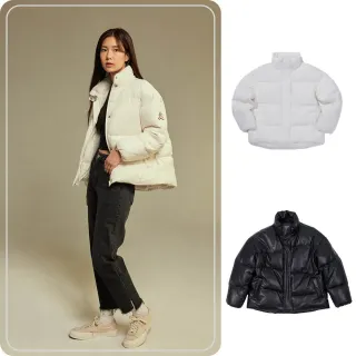 【Lee】女裝 羽絨外套 / 連帽袖徽章 共2色 季節性版型(LB415005K11 / LB415005005)