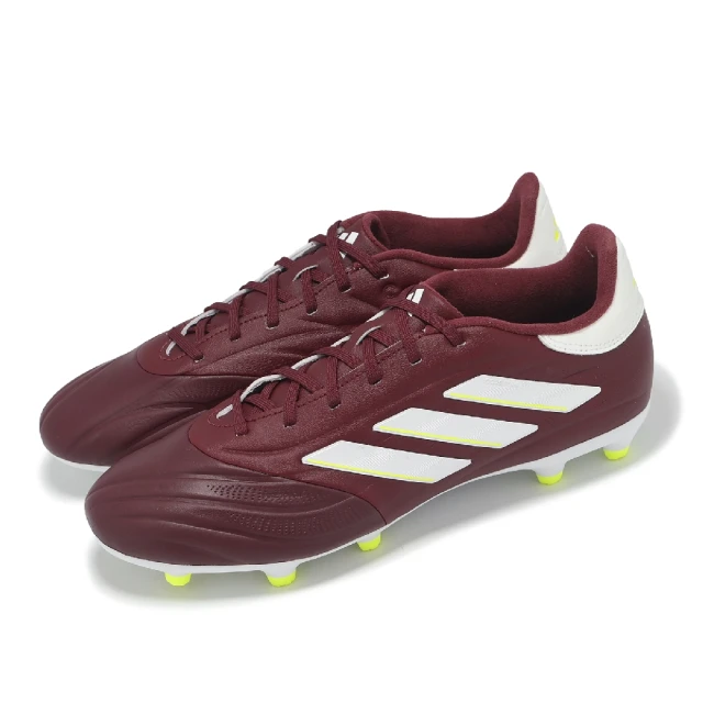 adidas 愛迪達 足球鞋 Copa Pure 2 League FG 男鞋 酒紅 抓地 偏硬草皮 運動鞋 愛迪達(IE7491)