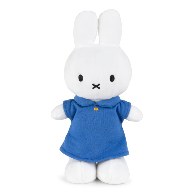 BON TON TOYS Miffy米菲兔填充玩偶-經典藍(24cm 玩偶、娃娃、公仔)