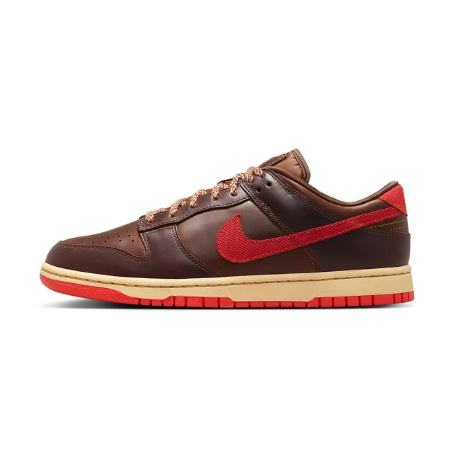 NIKE 耐吉 Dunk Low Retro 男鞋 棕紅色 Dunk 運動 復古 休閒 低筒 燈芯絨 休閒鞋 HQ3448-262