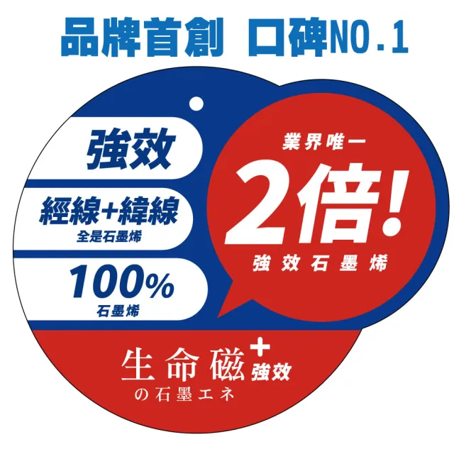【旭】日本旭川生命磁強效EX雙倍石墨烯循環毯 速(經緯紗石墨烯 傳導力up 台灣製)