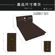 【YUDA 生活美學】北歐都市風房間組2件組6抽屜床底+加高收納床頭箱   加大6尺床底組/床架組(抽屜型床組)