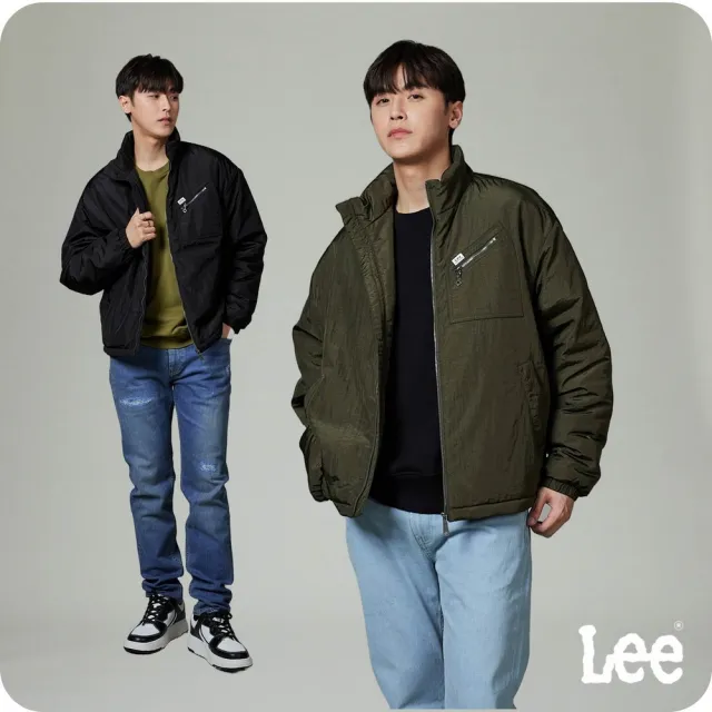【Lee】出清品-男裝  休閒外套 鋪棉外套 共2色 季節性版型(LB413010989 / LB413010K11)