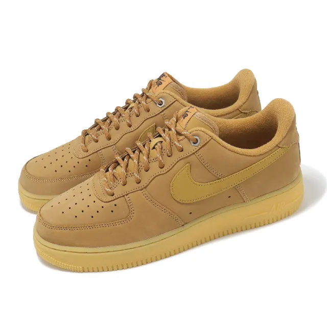 【NIKE 耐吉】休閒鞋 Air Force 1 07 運動 男鞋 女鞋 經典款 AF1 小麥色 膠底 質感 穿搭 棕(CJ9179-200)