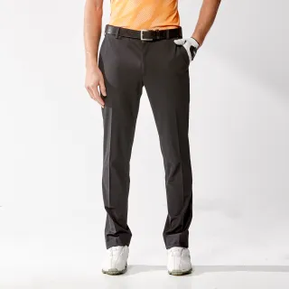 【PING】男款透氣伸縮褲頭高彈性休閒長褲-黑(日本素材/吸濕排汗/GOLF/高爾夫球褲/PE24139-888)