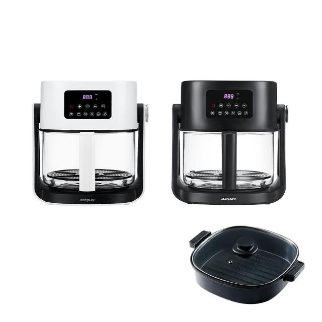 【acerpure】Chef 一翻炸 二合一翻轉空氣炸鍋(白/黑2色任選)