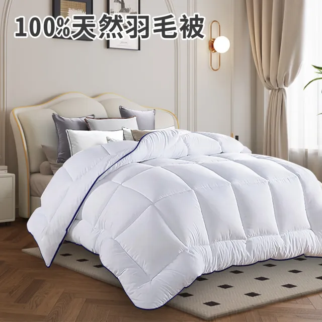 【三浦太郎】舒眠抑菌除臭100%天然羽毛被2.5Kg(羽毛被/棉被/被子/冬被)