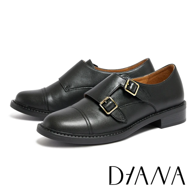 DIANA 柔軟羊皮方頭芭蕾舞平底鞋(藍色)好評推薦