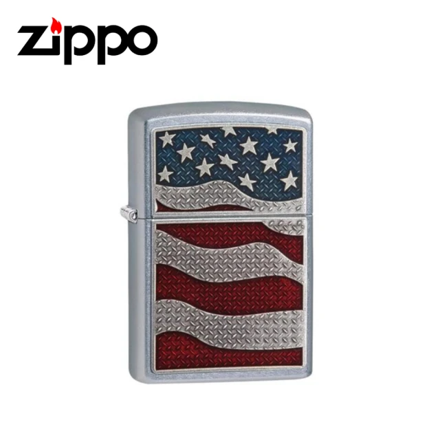 Zippo 美國國旗黴章 打火機(29513)