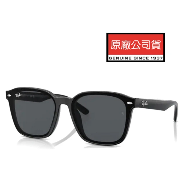 RayBan 雷朋 亞洲版 時尚太陽眼鏡 黃奇斌-阿斌代言 RB4392D 601/87 黑框深灰鏡片 公司貨