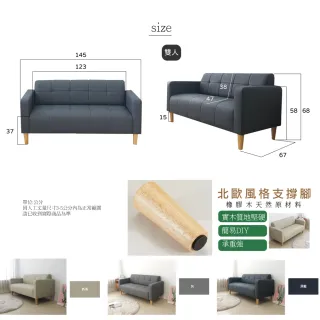 【BN-Home】貝拉貓抓皮革雙人沙發145cm(沙發/沙發床/皮沙發/貓抓皮)