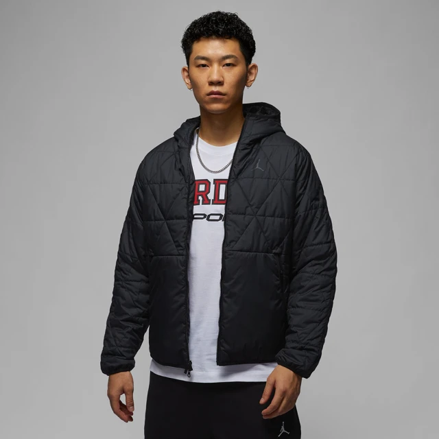 NIKE 耐吉 外套 男款 運動連帽外套 保暖 防潑水 AS M J TF SPRT STMT MDWT JKT 黑 FZ3163-010