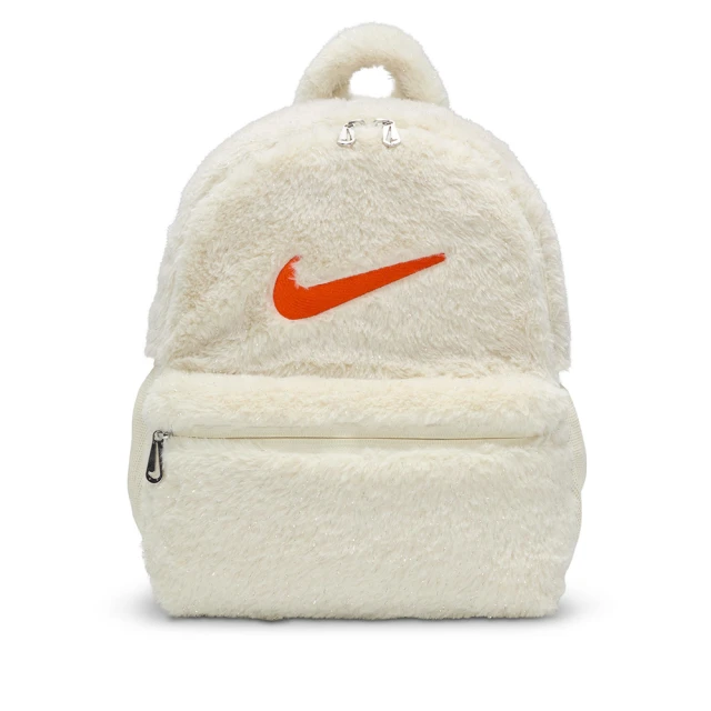 NIKE 耐吉 後背包 小包 童包 運動包 毛毛包 Y NK FX FUR BACKPACK 米白 FZ1330-113