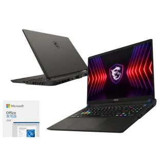 Office 2024★【MSI 微星】16吋i7-14650HX RTX4080電競筆電(Vector 16 HX/16G/1T SSD/W11/A14VHG-691TW)