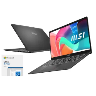 Office 2024★【MSI 微星】15吋i3輕薄效能筆電(Modern 15/i3-1315U/8G/512G SSD/Win11/F13MG-049TW)