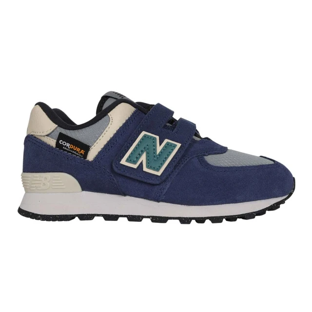 NEW BALANCE 17-21CM_男女中童運動鞋-魔鬼氈 CORDURA 574系列 寬楦(PV574SOA)