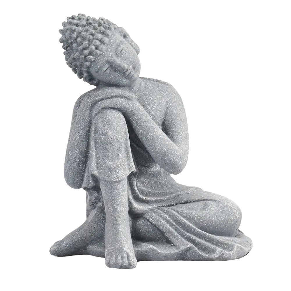 鎮宅佛】禪意沉思佛像(開運擺飾陽宅風水擺件魚缸造景公仔庭園擋煞如來