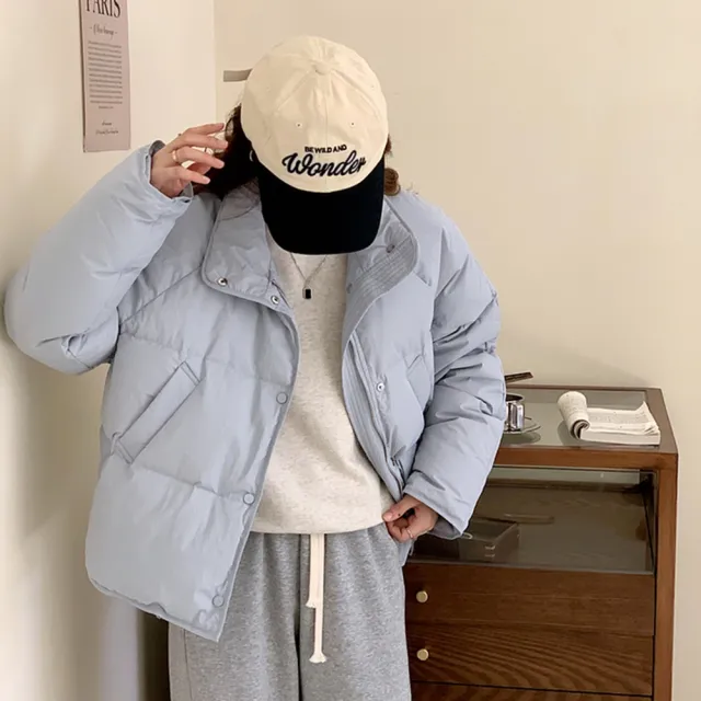 【D.studio】韓版寬鬆保暖外套(女裝 衣服 上衣 保暖外套 保暖上衣 冬天外套 J308)