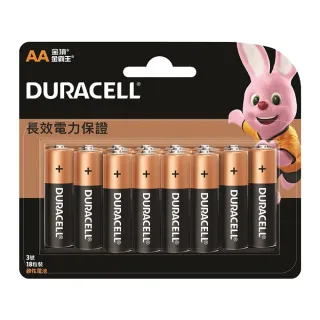 【DURACELL】金頂 鹼性電池 3號AA(18入裝)