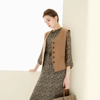 【Master Max】日本素材基本款搭配西裝背心(8427005)