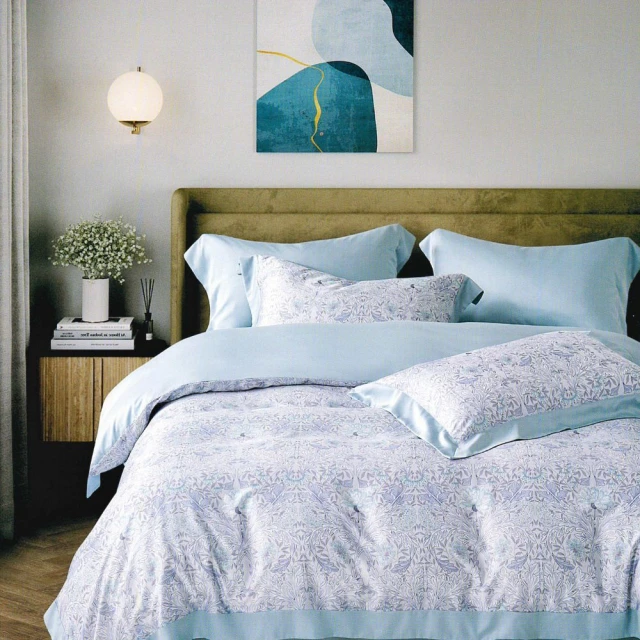 Betrise 80支100%天絲六件式兩用被床包組-靜婉( Betrise 80支100%天絲六件式兩用被床包組-靜婉(