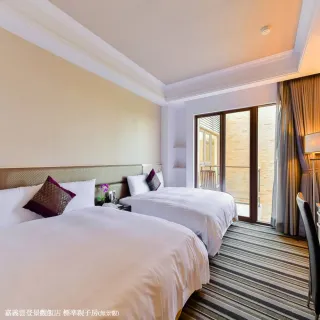 【嘉義雲登景觀飯店】★買1晚送1晚-雙人含早(平日升等標準親子房或觀景雙人房)