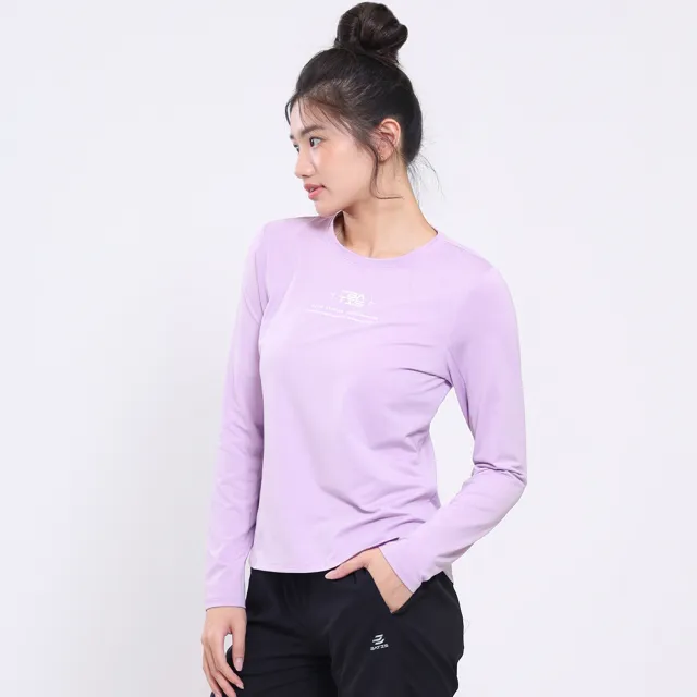 【BATIS 巴帝斯】女機能透氣運動長T - 兩色 - 24AW