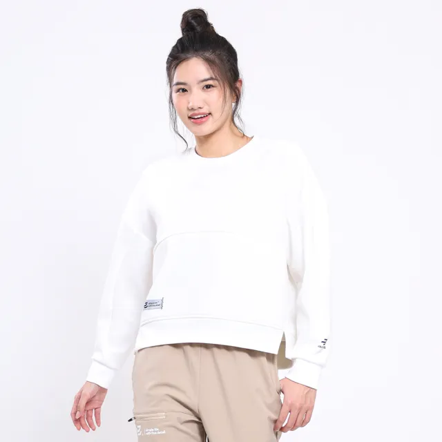 【BATIS 巴帝斯】女前衩落肩機能長T - 兩色 - 24AW