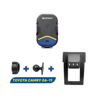 【Michelin 米其林】TOYOTA 豐田 CAMRY 2006-11 專用ML99無線充手機架(QI認證 感應自動開合 峰值15W)