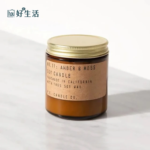 hoi! 好好生活 P.F. CANDLE CO.手工香氛蠟燭3.5oz琥珀麝香