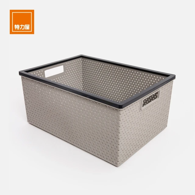 特力屋 伸縮萬用收納籃 米白 30.5x24.5x12cm 特力屋 伸縮萬用收納籃 米白 30.5x24.5x12cm