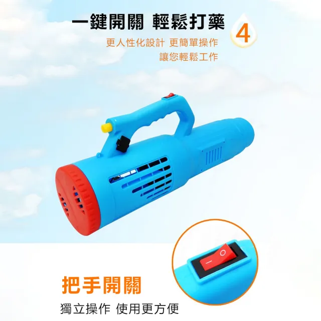 【菲仕德】20L電動打藥機 打藥桶 彌霧機 噴霧機(雙10A鋰電 背負式手提式 消毒打藥機)